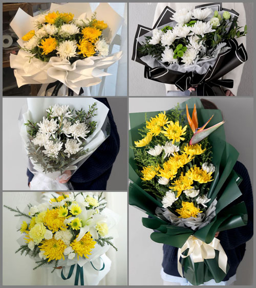 江西吉安吉水县枫江镇上陇洲村白事花束代送